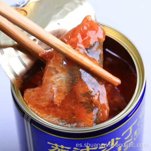 Sardina enlatada halal en salsa de tomate con 425 g